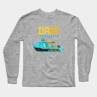 DAVE the diver - BOAT - Fan Art Long Sleeve T-Shirt